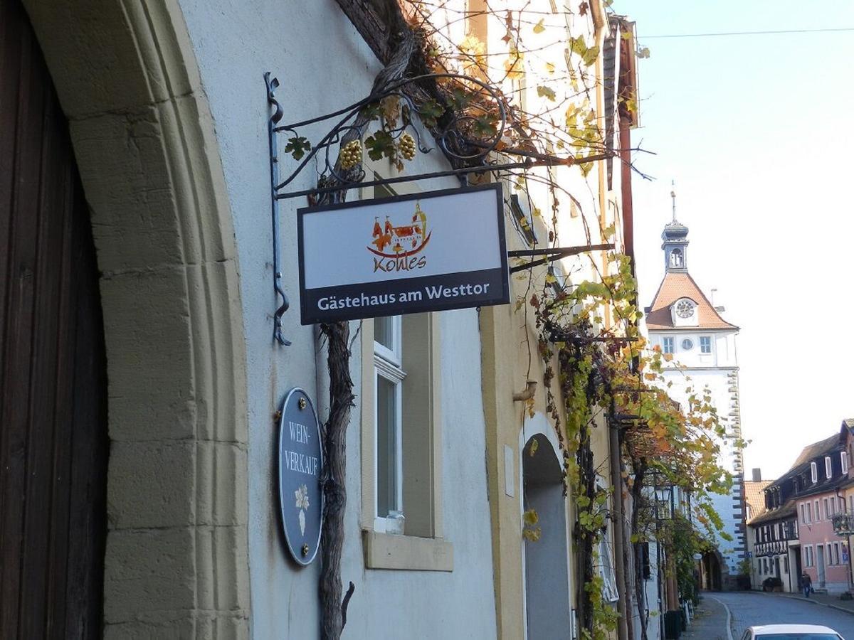 Gaestehaus Am Westtor Prichsenstadt Ngoại thất bức ảnh